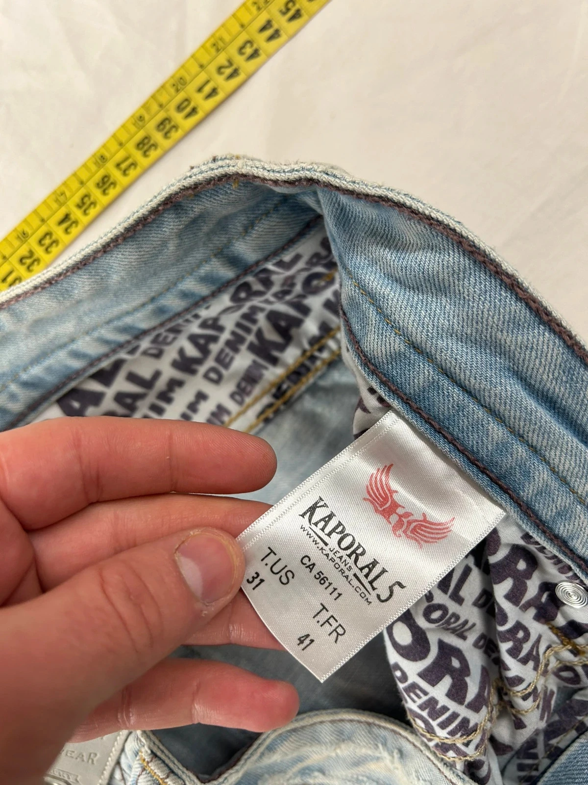 Jeans de corte reto claro Kaporal – photo 14